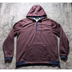 Under Armour Long Sleeve 1/4 Zip Pullover Men's Size XL Burgundy